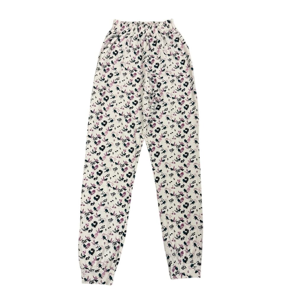 The Style You Love White Bamboo Cotton Blend Pajama Pants Youth Large (14/16)